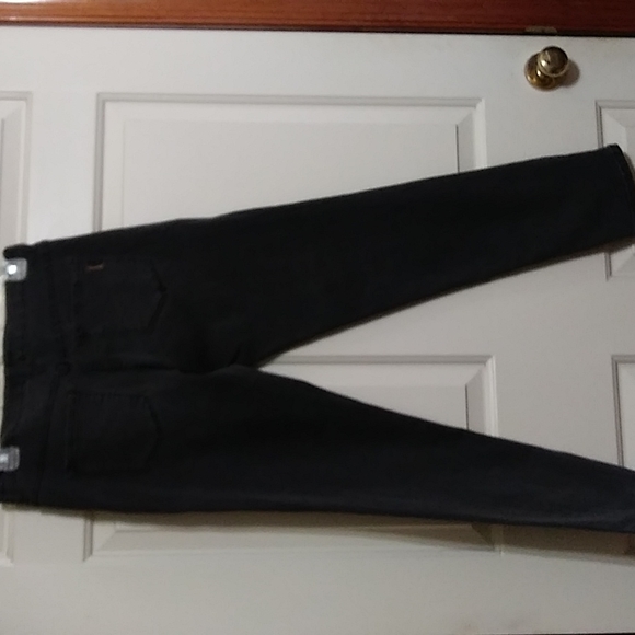 JEANS w/RED STITCHED in ROSES - Picture 3 of 8